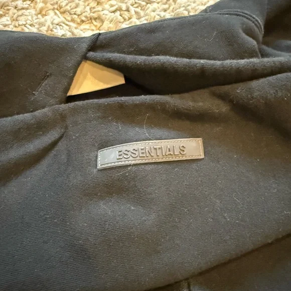 Essentials Black Hoodie - Picture 3 of 6